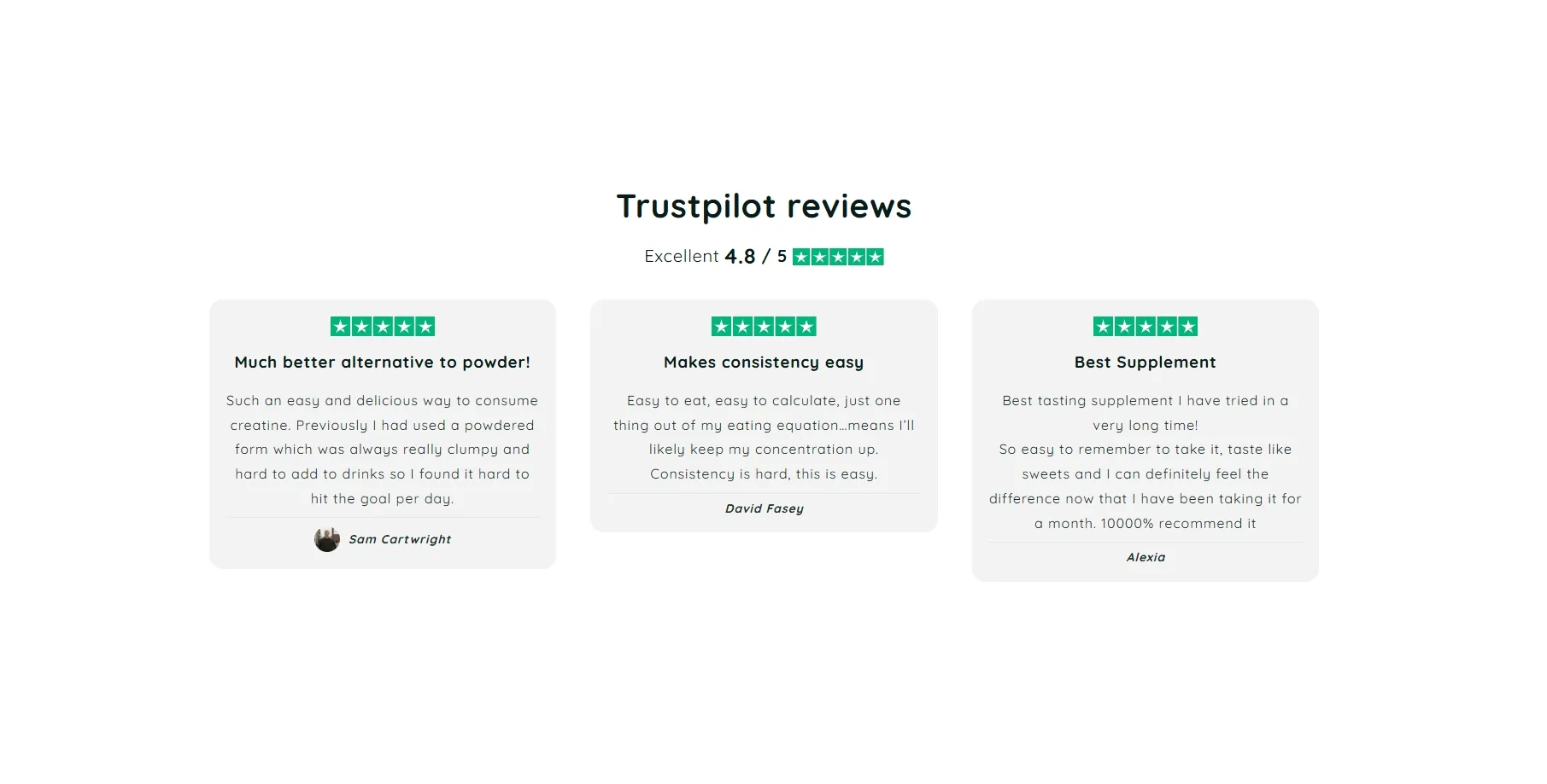 Nootra reviews page before the CRO programme